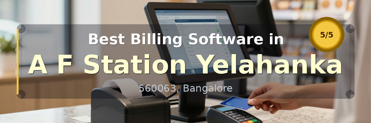Billing Software in A F Station Yelahanka Bangalore - Wondersoft