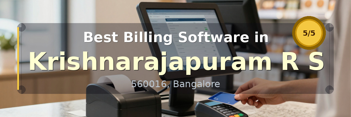 Billing Software in Krishnarajapuram R S Bangalore - Wondersoft