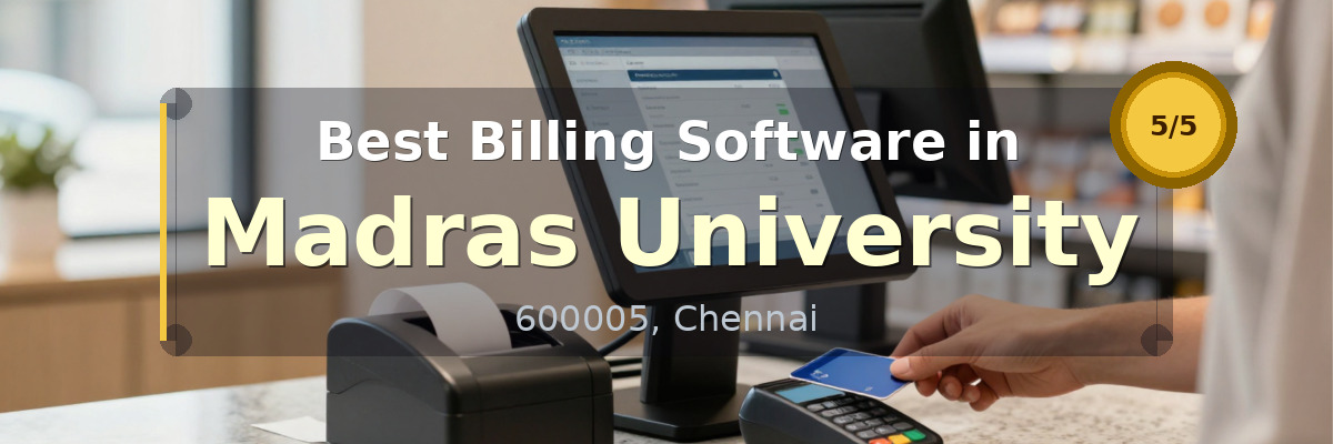 Billing Software in Madras University Chennai - Wondersoft