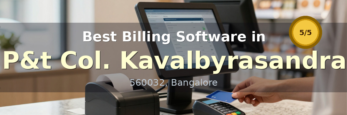 Billing Software in P&t Col. Kavalbyrasandra Bangalore - Wondersoft