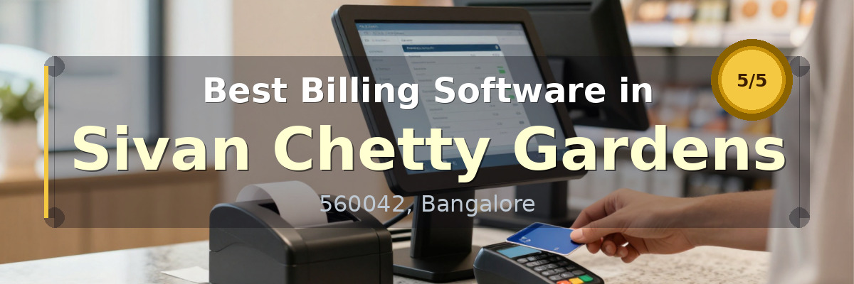 Billing Software in Sivan Chetty Gardens Bangalore - Wondersoft