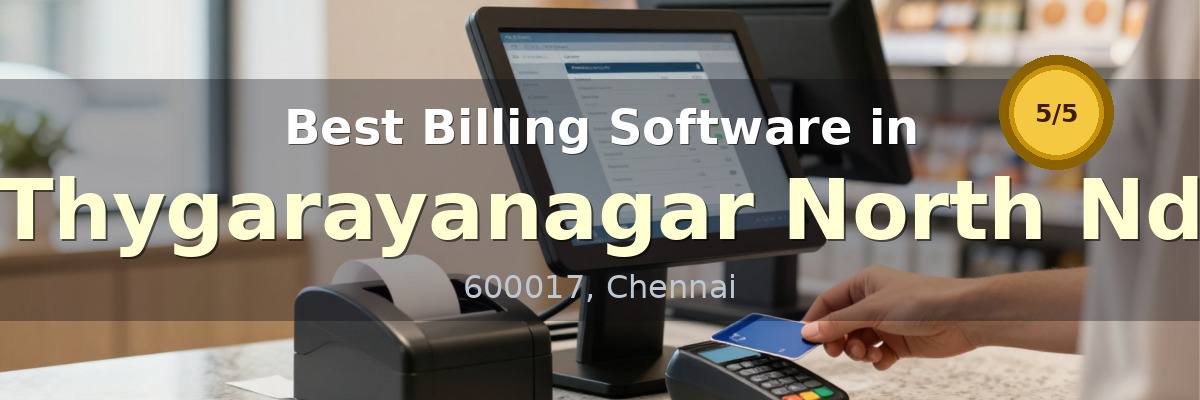 Billing Software in Thygarayanagar North Nd Chennai - Wondersoft