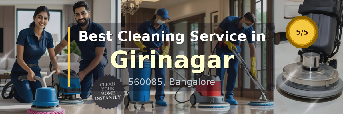 Cleaning Service in Girinagar Bangalore - Deepcare