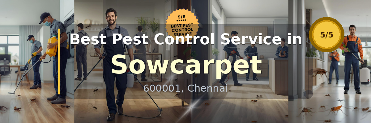 Pest Control Service in Sowcarpet Chennai - Vijay Pest Control