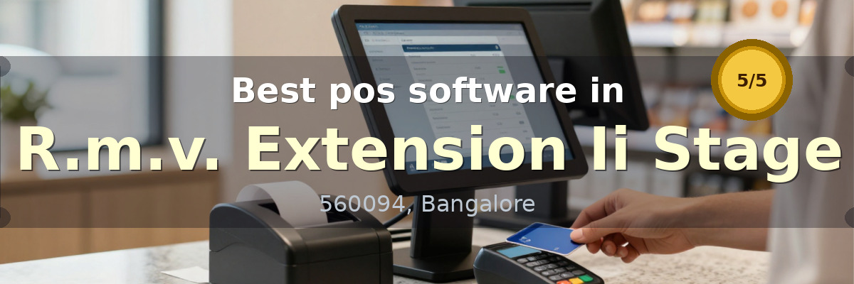 pos software in R.m.v. Extension Ii Stage Bangalore - Wondersoft