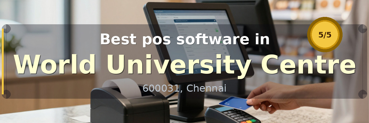 pos software in World University Centre Chennai - Wondersoft
