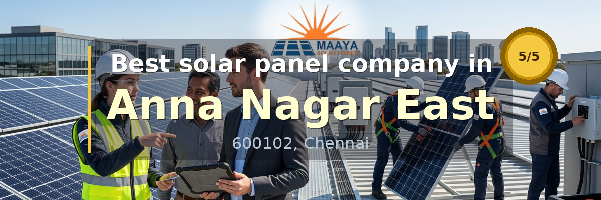 solar panel company in Anna Nagar East Chennai - Maaya Solar Power Tech