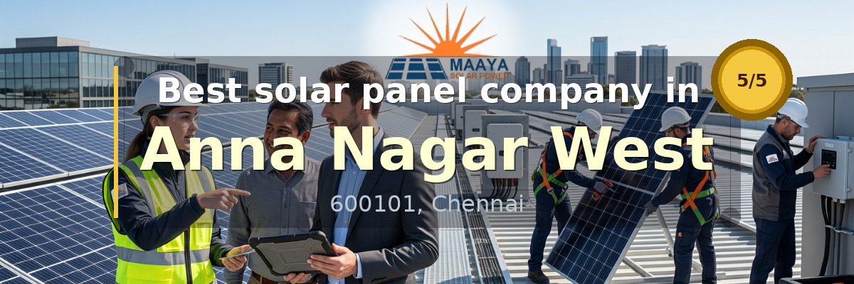 solar panel company in Anna Nagar West Chennai - Maaya Solar Power Tech