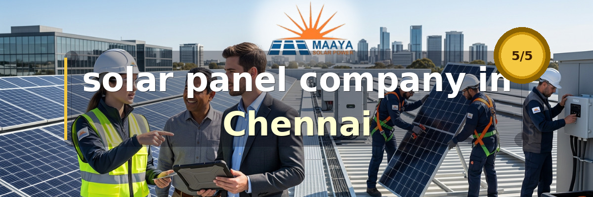 solar panel company in Chennai - Maaya Solar Power Tech