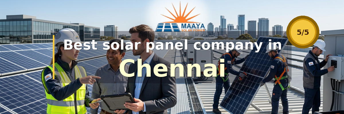 solar panel company in Chennai - Maaya Solar Power Tech