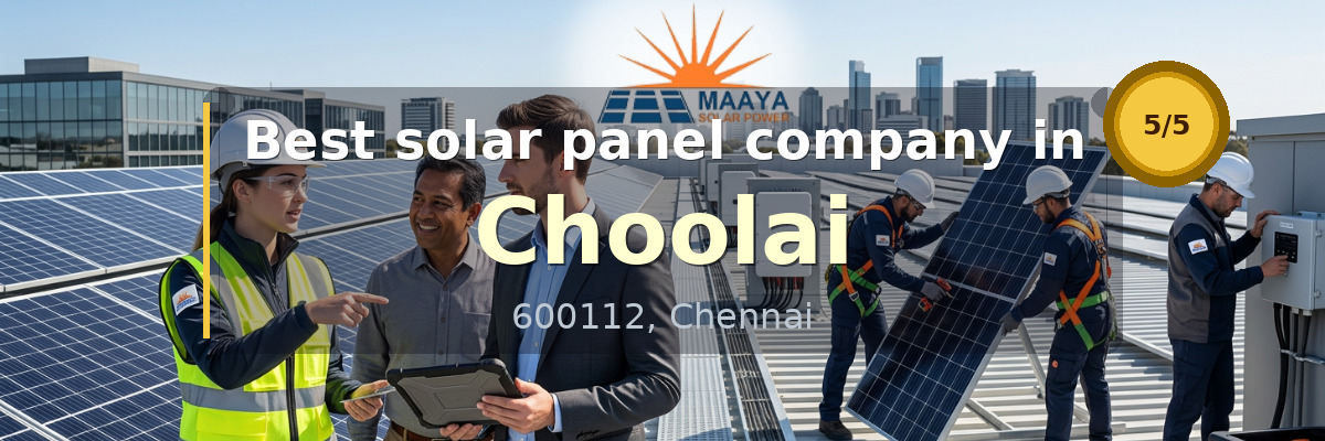 solar panel company in Choolai Chennai - Maaya Solar Power Tech