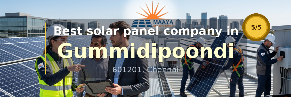 solar panel company in Gummidipoondi Chennai - Maaya Solar Power Tech