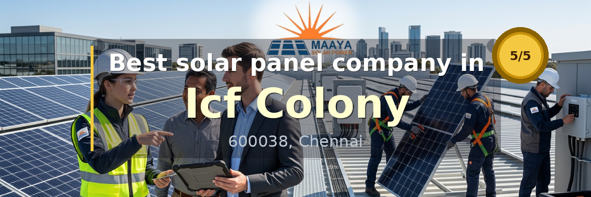 solar panel company in Icf Colony Chennai - Maaya Solar Power Tech