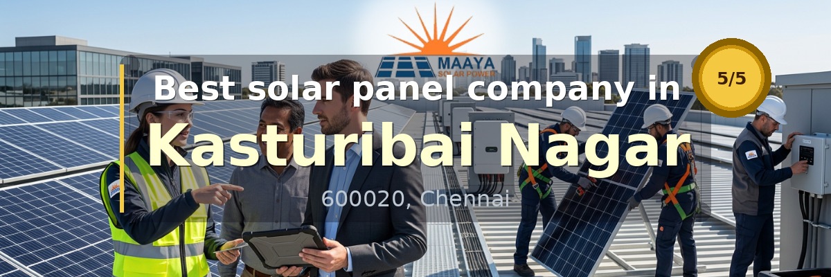 solar panel company in Kasturibai Nagar Chennai - Maaya Solar Power Tech