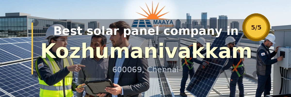 solar panel company in Kozhumanivakkam Chennai - Maaya Solar Power Tech