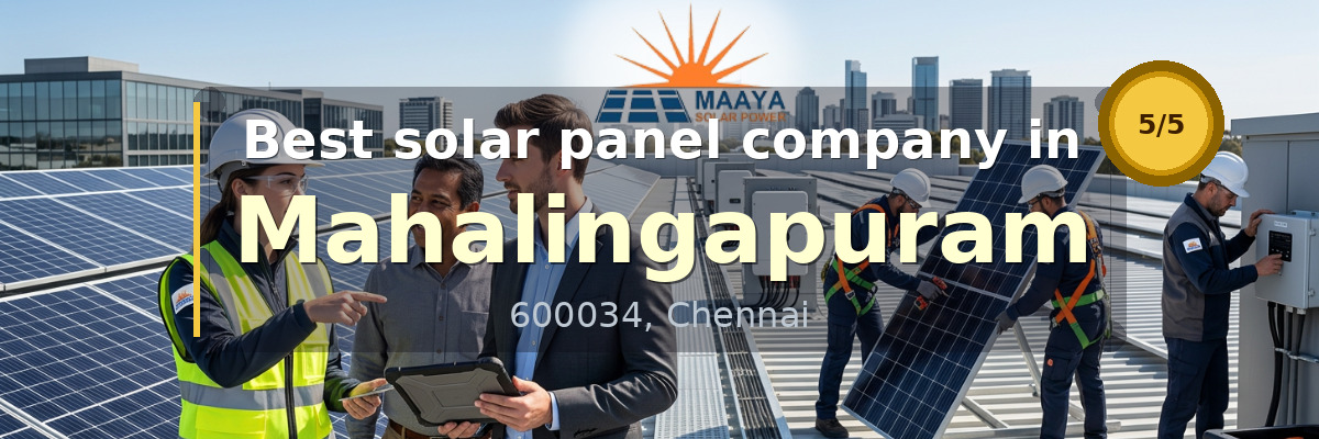 solar panel company in Mahalingapuram Chennai - Maaya Solar Power Tech