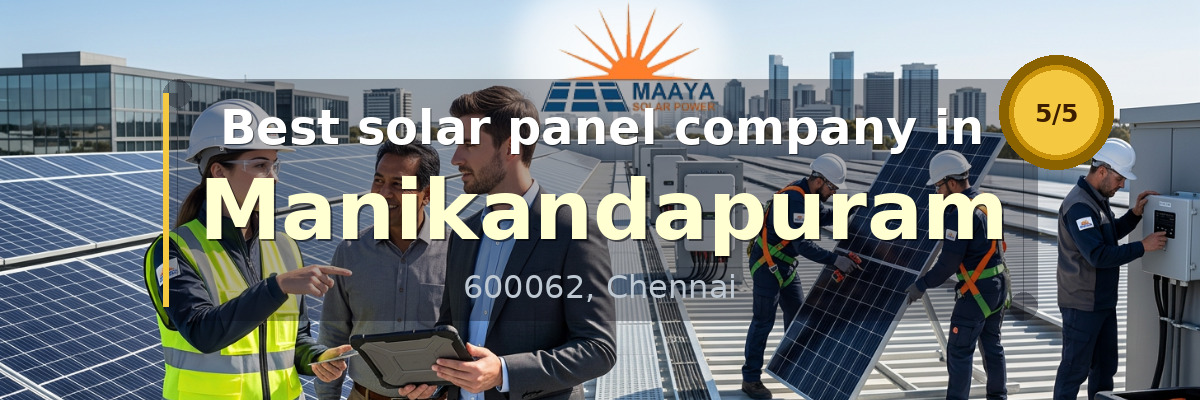 solar panel company in Manikandapuram Chennai - Maaya Solar Power Tech