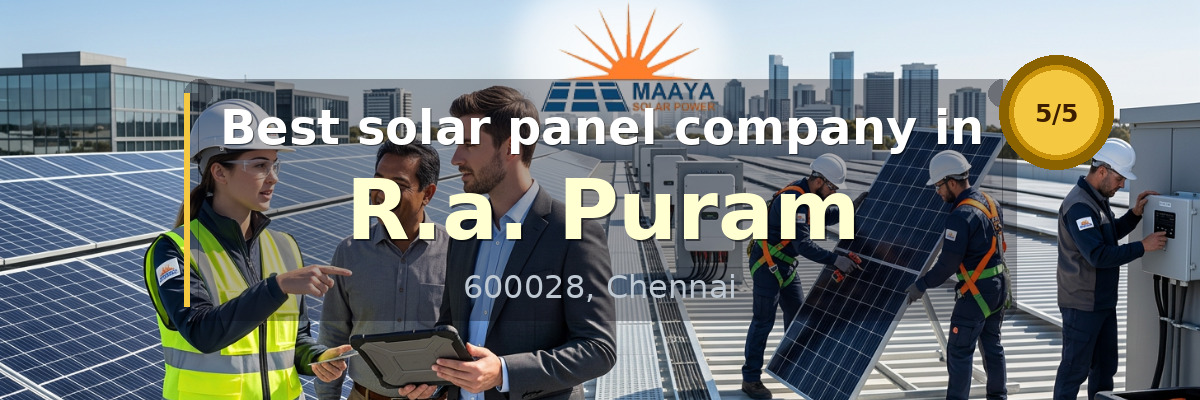 solar panel company in R.a. Puram Chennai - Maaya Solar Power Tech