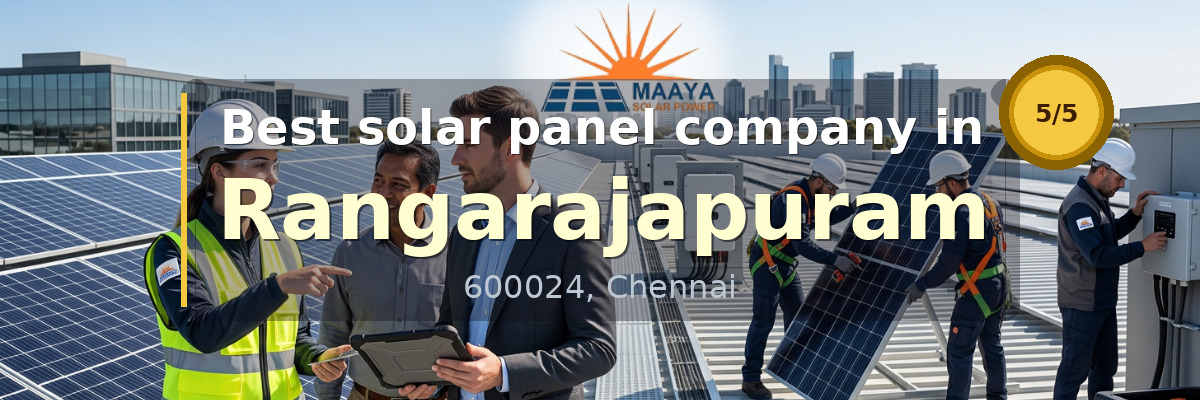 solar panel company in Rangarajapuram Chennai - Maaya Solar Power Tech