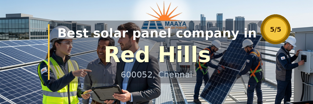 solar panel company in Red Hills Chennai - Maaya Solar Power Tech