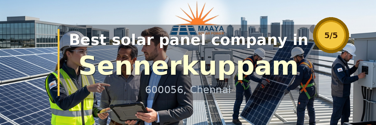 solar panel company in Sennerkuppam Chennai - Maaya Solar Power Tech