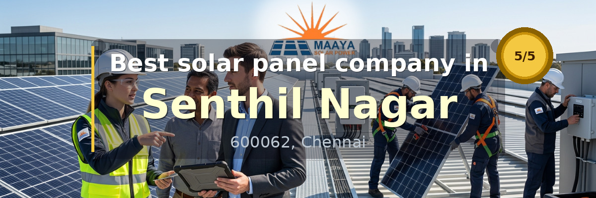 solar panel company in Senthil Nagar Chennai - Maaya Solar Power Tech