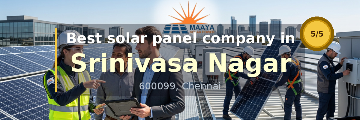 solar panel company in Srinivasa Nagar Chennai - Maaya Solar Power Tech