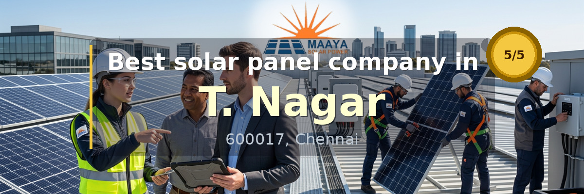 solar panel company in T. Nagar Chennai - Maaya Solar Power Tech