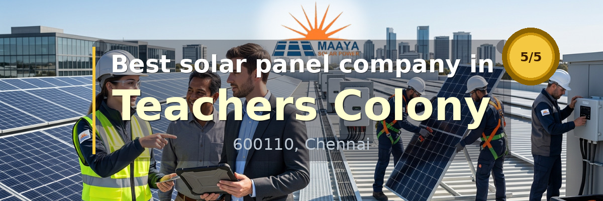 solar panel company in Teachers Colony Chennai - Maaya Solar Power Tech