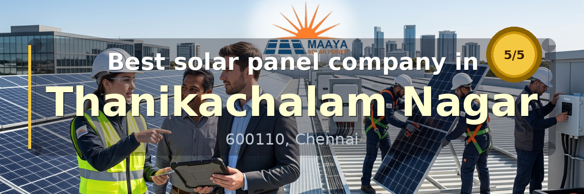 solar panel company in Thanikachalam Nagar Chennai - Maaya Solar Power Tech