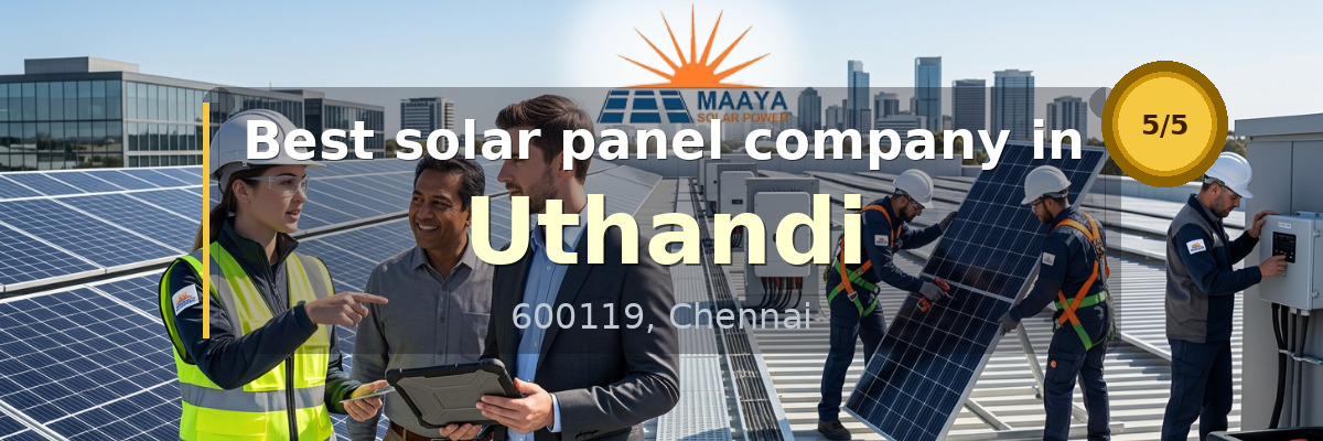 solar panel company in Uthandi Chennai - Maaya Solar Power Tech