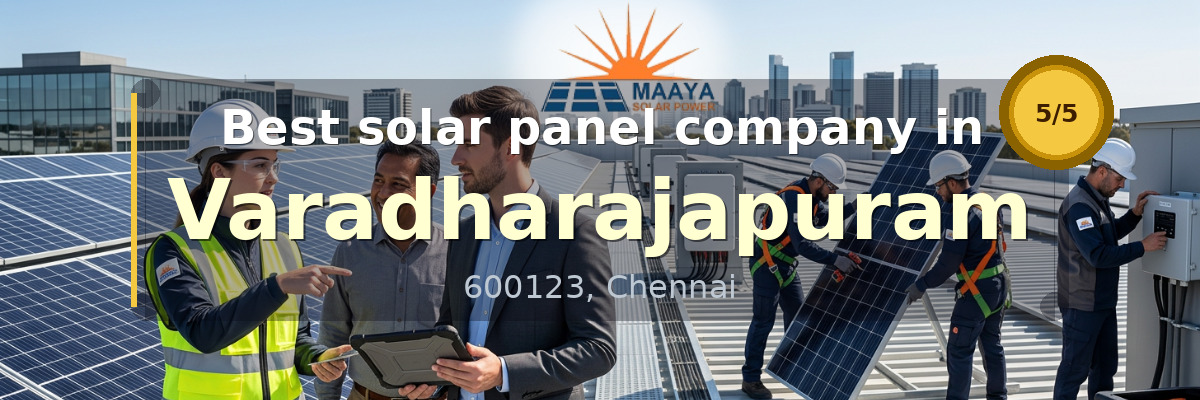 solar panel company in Varadharajapuram Chennai - Maaya Solar Power Tech
