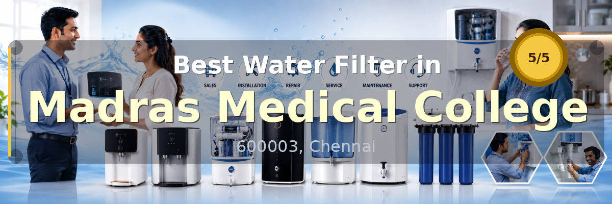 Water Filter in Madras Medical College Chennai - Nivedhan Aqua Cure Systems