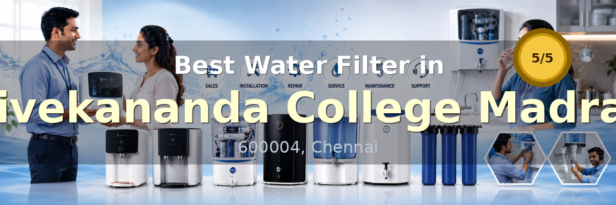 Water Filter in Vivekananda College Madras Chennai - Nivedhan Aqua Cure Systems